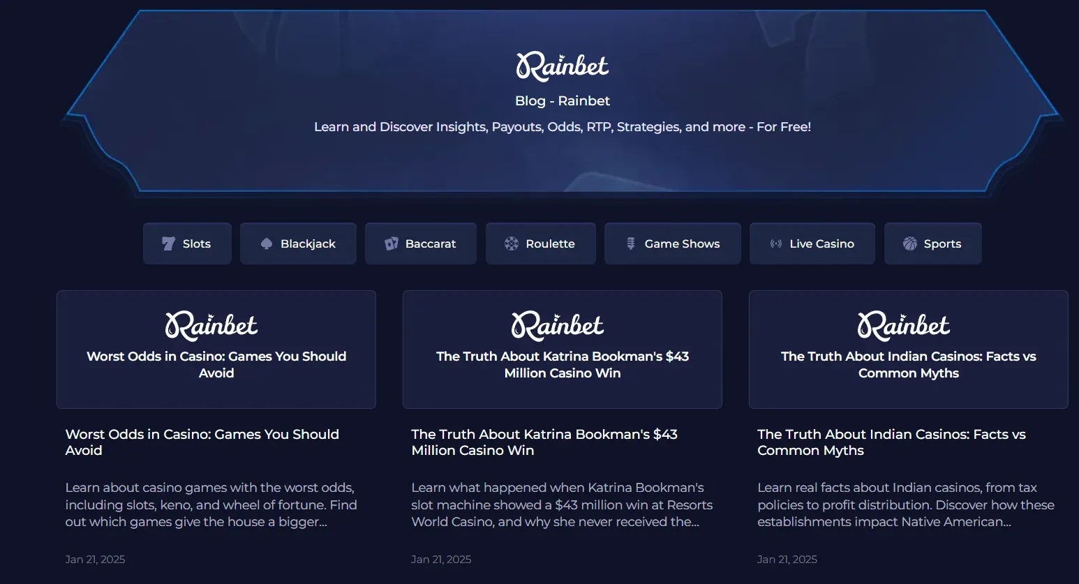 info blog about rainbet