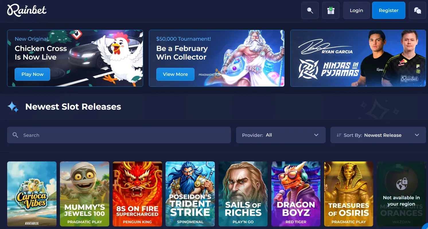 slots rainbet casino